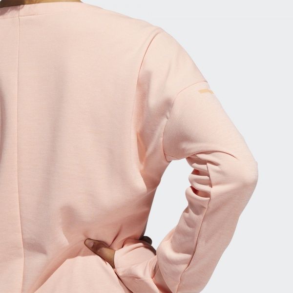Джемпер Adidas RUNR CRU W DZ4919 р. XL рожевий