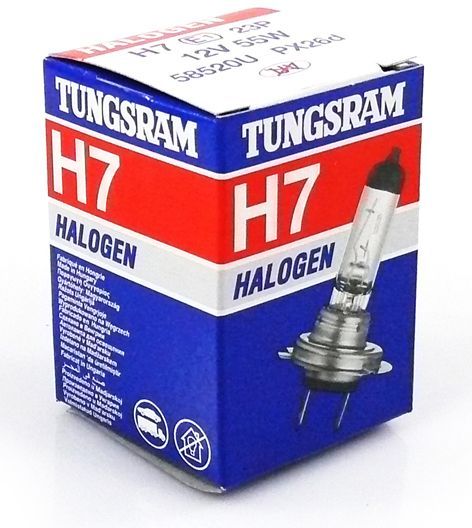 Лампа галогенна Tungsram (58520DPU) H7 PX26d 12В 55 Вт 1 шт.