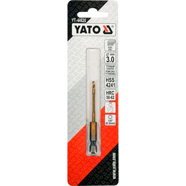 Свердло по металу YATO 92 мм 7 мм YT-44825