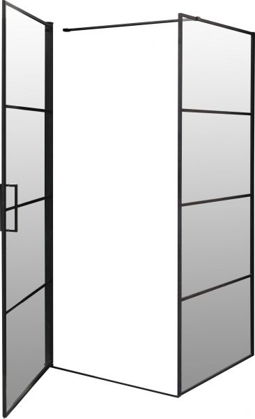 Душевое ограждение EGO Pride Black - L 90x90x195