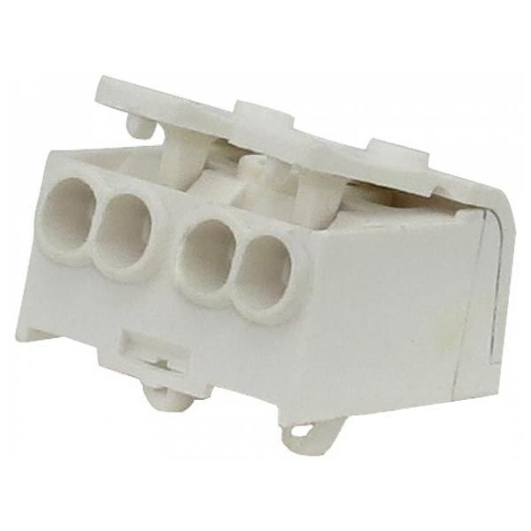 Клемма питания быстрого монтажа без заземления EMT 2 выхода 0,5-2,5 мм 1 шт. серый 