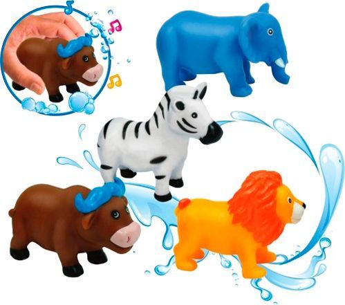 Набір для ванни Bebelino Зоопарк 4 шт. 58004