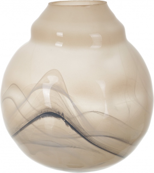 Ваза Antonio Tammaro Crash 33 см Світло-коричнева 