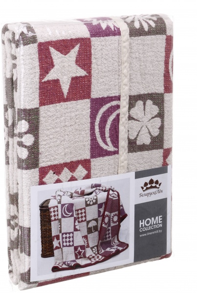 Плед Магия Белор 125x190 см разноцветный 