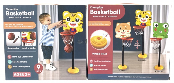 Ігровий набір Champion basketball Баскетбольне кільце на пластиковій стійці MX0322564