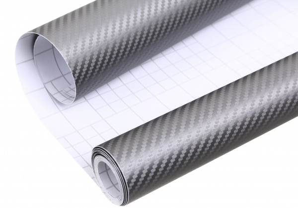 Плівка самоклейка захисна сірий карбон 0,45x2 м