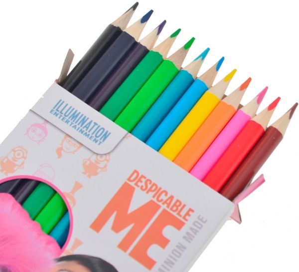 Олівці кольорові Minions Fluffy 12 кольорів YES
