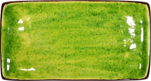 Тарелка прямоугольная 16х30 см Лайм Manna Ceramics