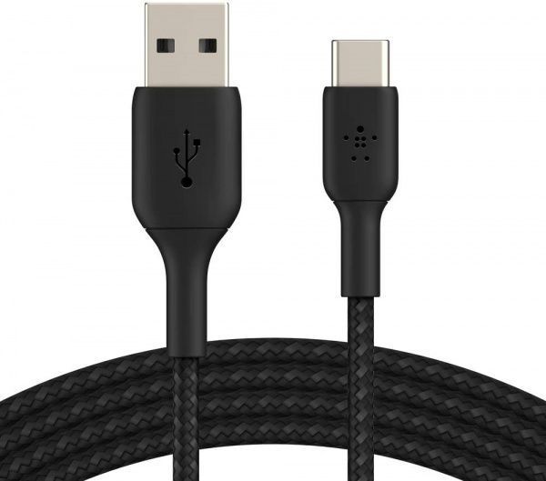 Кабель Belkin USB Type-C – USB 3 м чорний (CAB002bt3MBK) 