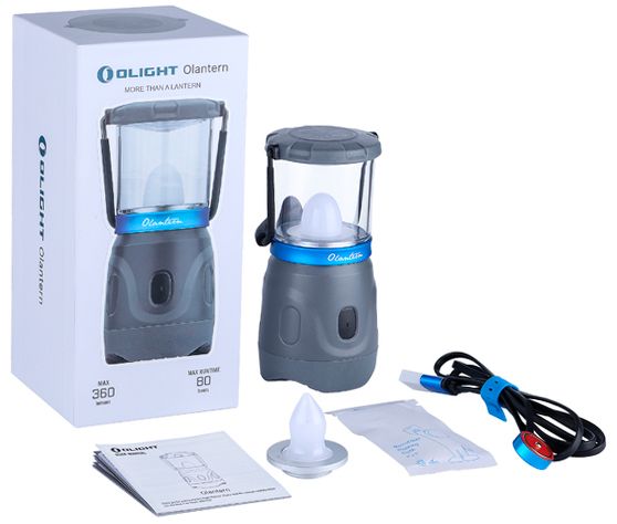 Фонарь кемпинговый Olight Olantern Grey
