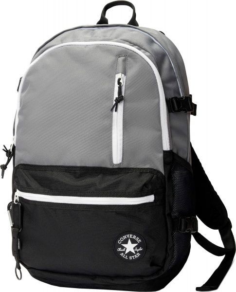 Рюкзак Converse Straight Edge Backpack 10021018-A01 15 л сірий із чорним
