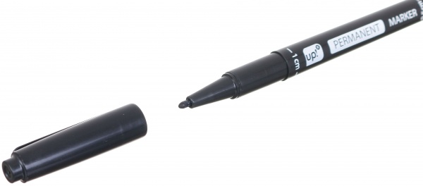 Маркер двусторонний UP! (Underprice) Permanent Under Price 0.5-1 мм черный 