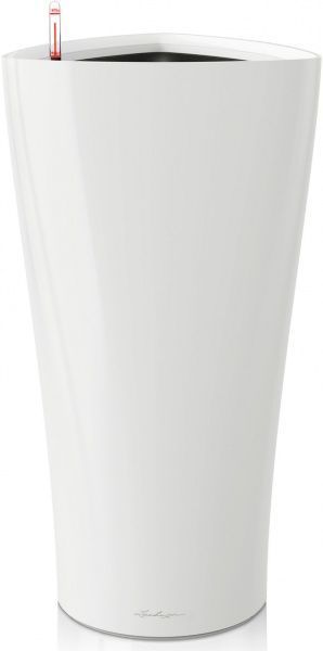 Кашпо Lechuza Delta 40 треугольный 17 белый (15540) 