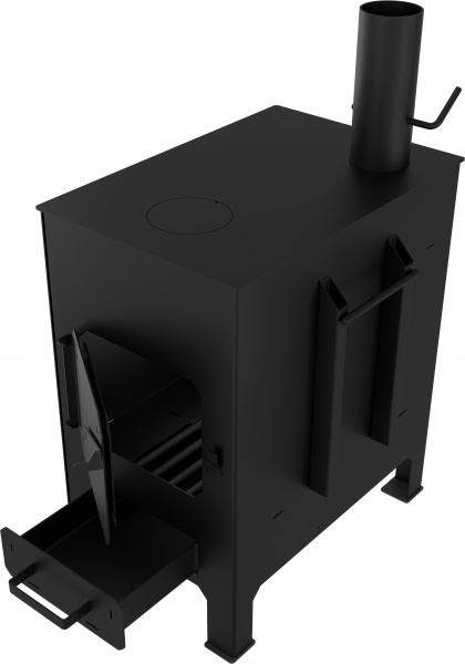 Піч-буржуйка Сталева БПС-540 D=100