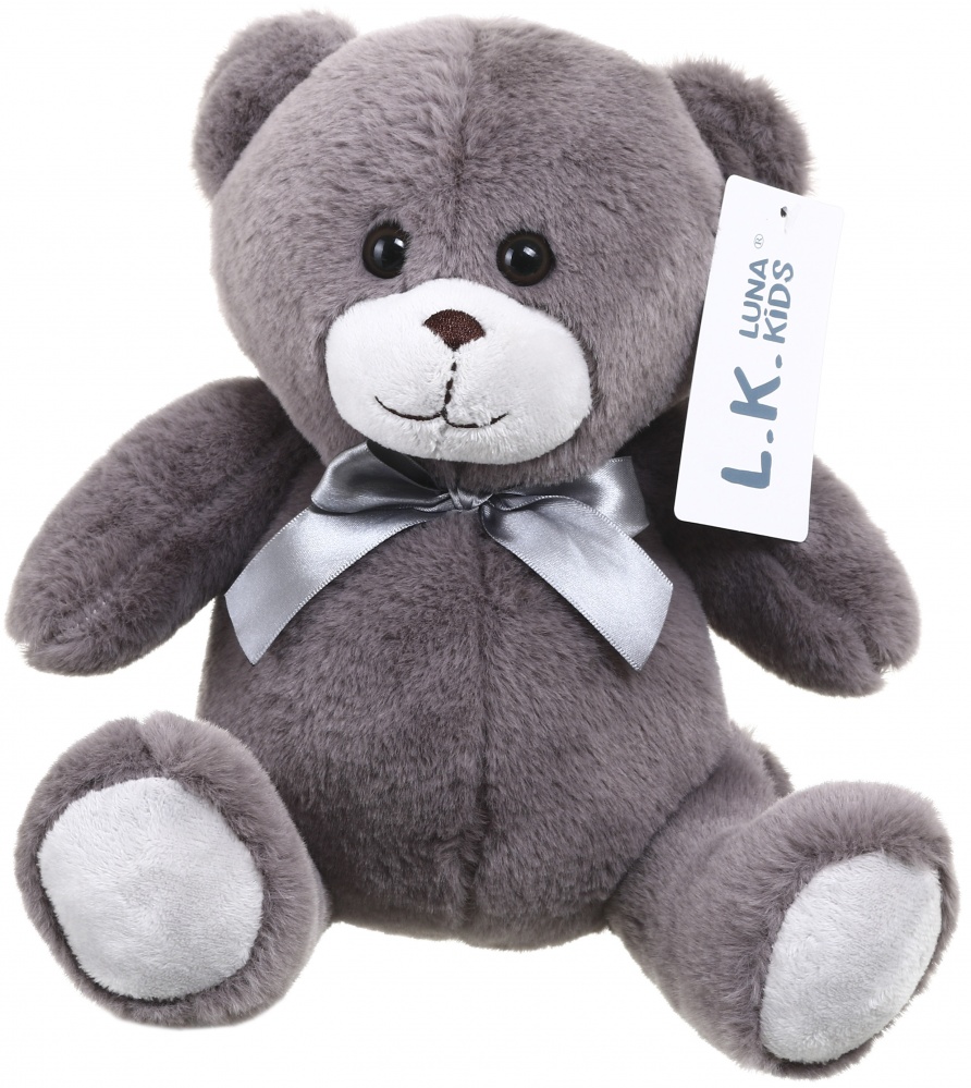 М'яка іграшка Luna Kids Ведмідь 25 см сіро-блакитний HF10926
