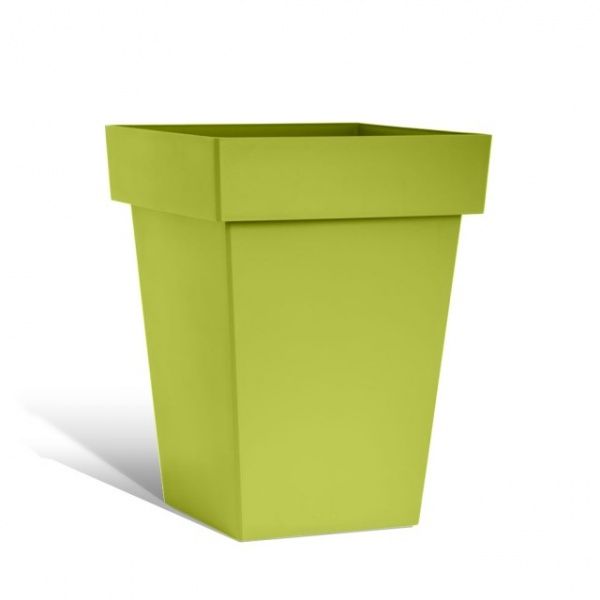 Горшок пластиковый Sanja IPPI 30х30x40 см квадратный 20л киви 