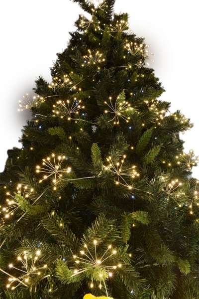 Электрогирлянда линейная тепло-белая светодиодная (LED) 384 ламп 4,8 м 