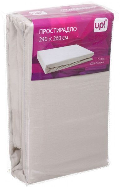 Простирадло 240x260 см в асортименті UP! (Underprice) 