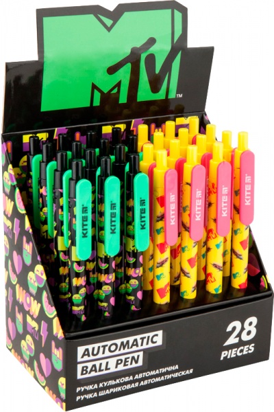 Ручка кулькова KITE 0,5 мм синя MTV20-360 