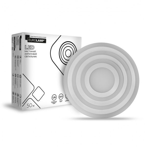 Светильник настенный Eurolamp LED A8 50 Вт белый LED-BRAR-50-A8 