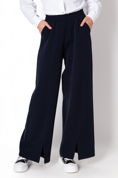 Штаны для девочек Mevis р.152 синий 