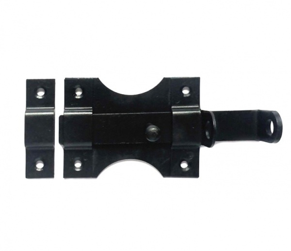 Засув гаражний С1 105x80 мм Aspect 90016407 чорний