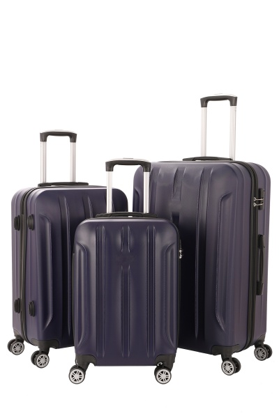 Чемодан 42 л фиолетовый MCS V354 на 4 колесах S 20