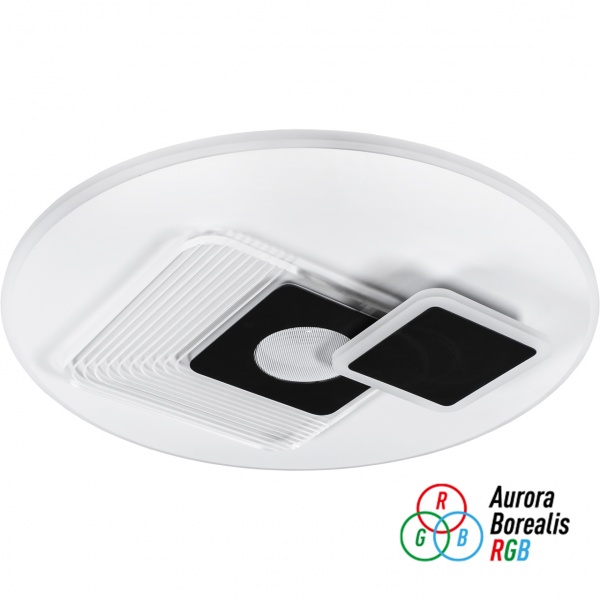 Світильник світлодіодний V-WATT R56 RGB 56 Вт білий із чорним 3000-6000 + RGB К V-Wat ZEPPELIN 