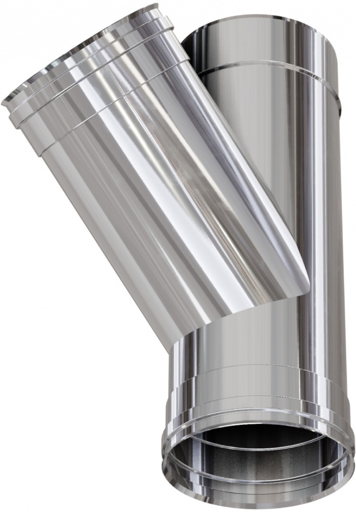 Тройник моно 1 мм нерж Ф150 мм 45° Versia-Lux