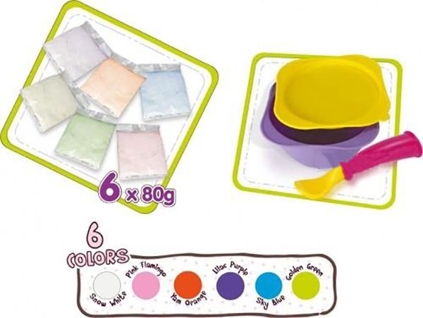 Тісто для ліплення TrueDough Казкові кольори 6 шт. 23011