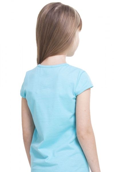 Футболка для дівчинки KOSTA 0114-5 р.110 блакитний 