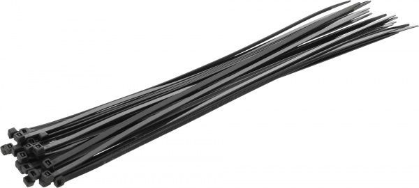 Стяжка кабельна CarLife чорний, уп. 100 шт. 4,7х400мм