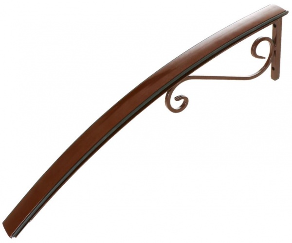 Кронштейн для козырька Анкор 850 мм коричневый RAL 8017n