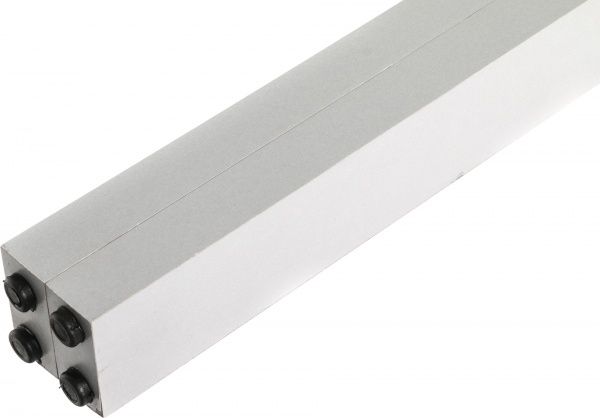 Меблева ніжка S-50 720 мм ДСП алюминий 