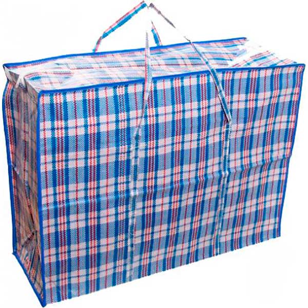 Сумка хозяйственная Техоснастка-Н ООО Клетка П7 600x800x300 мм голубой