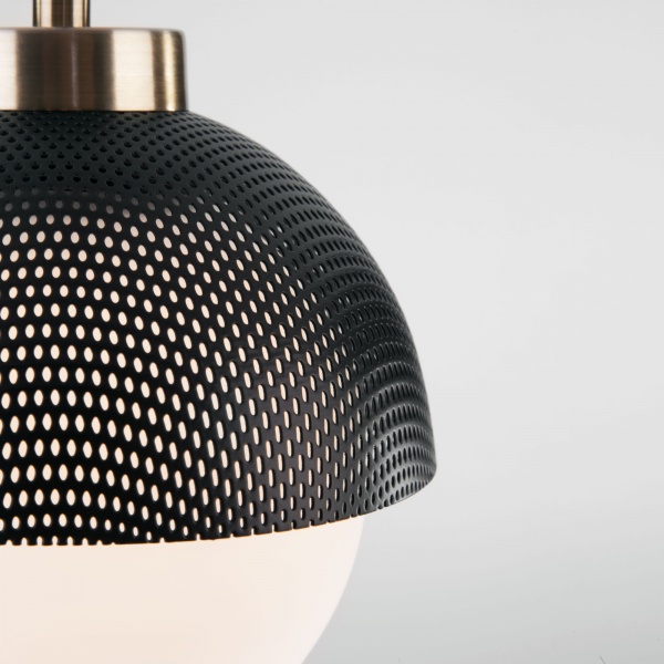 Підвіс Strotskis Nocciola 1x60 Вт E27 біло-чорний 50106/1 (бронза) 