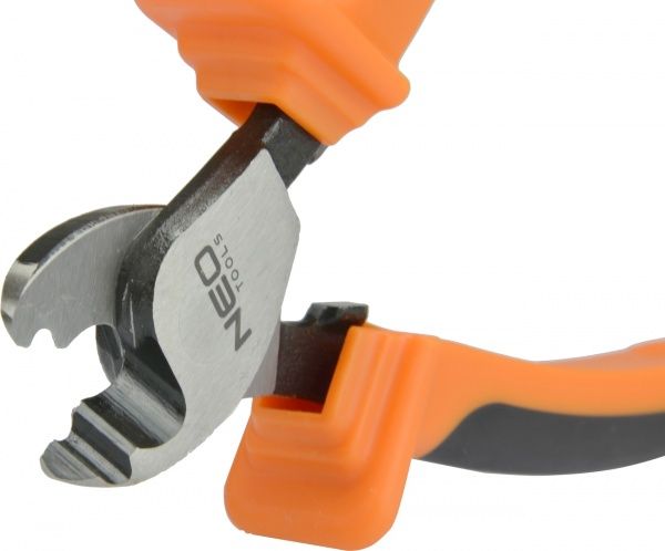 Ножиці для різання кабелю NEO tools для мiдних алюмiнiєвих кабелiв 160 мм. 01-513