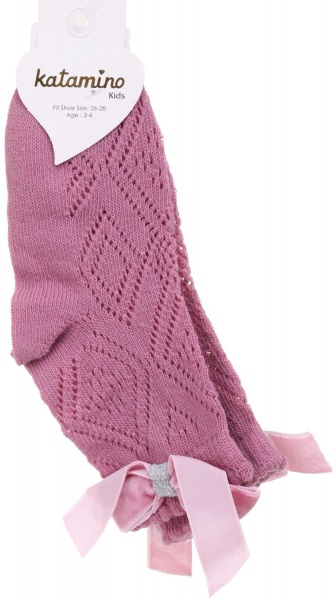 Шкарпетки для дівчаток KATAMINO K24060 р.3-4 світло-рожевий 