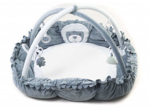 Игровой коврик Bambinelli развивающий с дугами енот Алекс 110 см MC021-2
