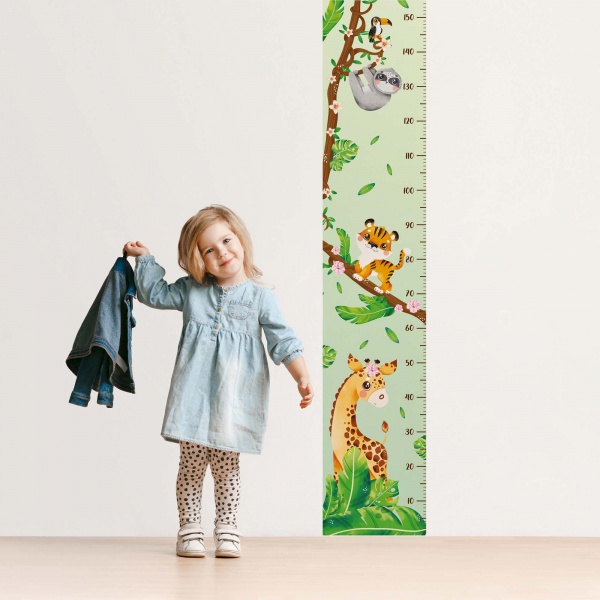 Ростомір Lipastick Тропічне листя з тваринками 155 см 7190420221