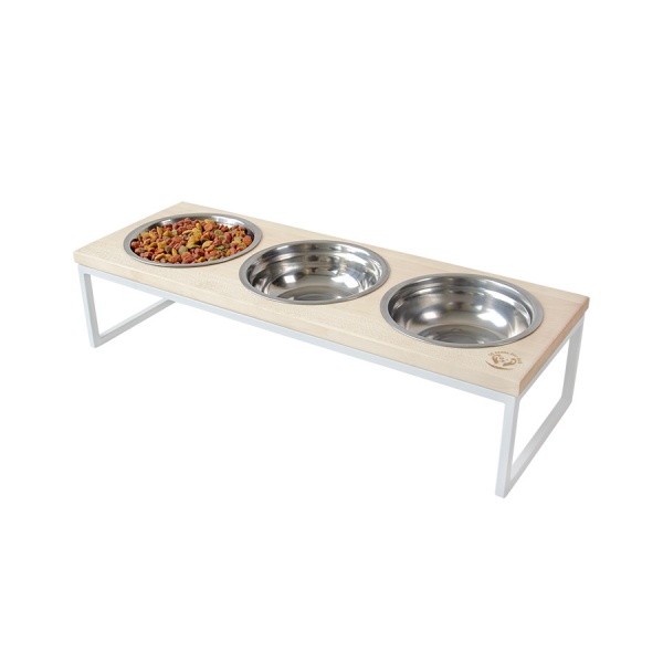 Миска потрійна 10 центів для Джека №3 S білий