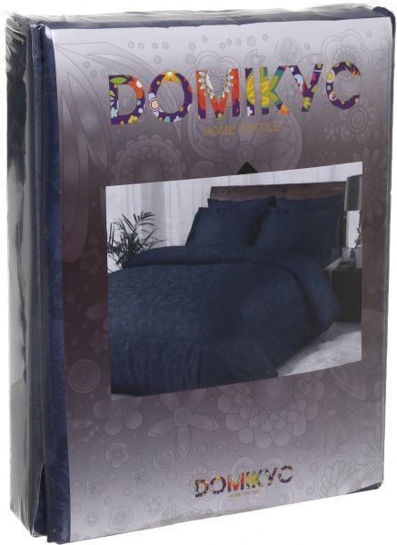 Комплект постільної білизни сімейний синій Domikus 