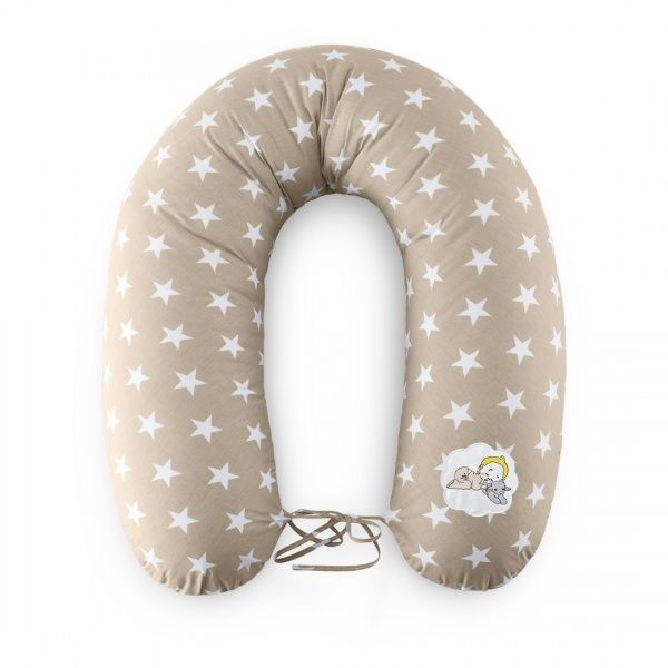 Подушка для вагітних Стандарт Зірка 35х200 см Бежева IDEIA