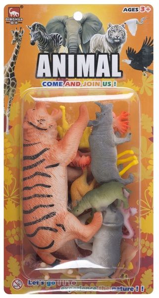 Набор фигурок DINGUA Дикие животны 