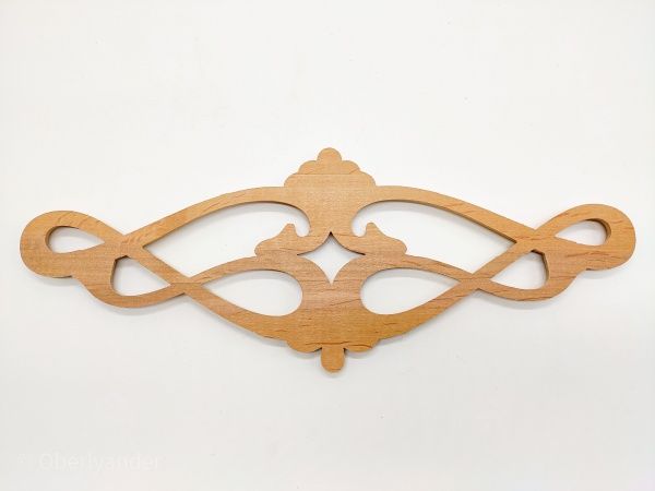 Декоративная панель деревянная горизонтальная 1 шт. DH.24.400 390х142x10 мм 