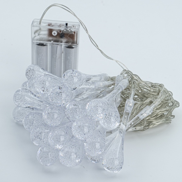 Декоративная гирлянда Altalusse (INL-2709B-30 Cold) встроенный светодиод (LED) 30 ламп 4,5 м 