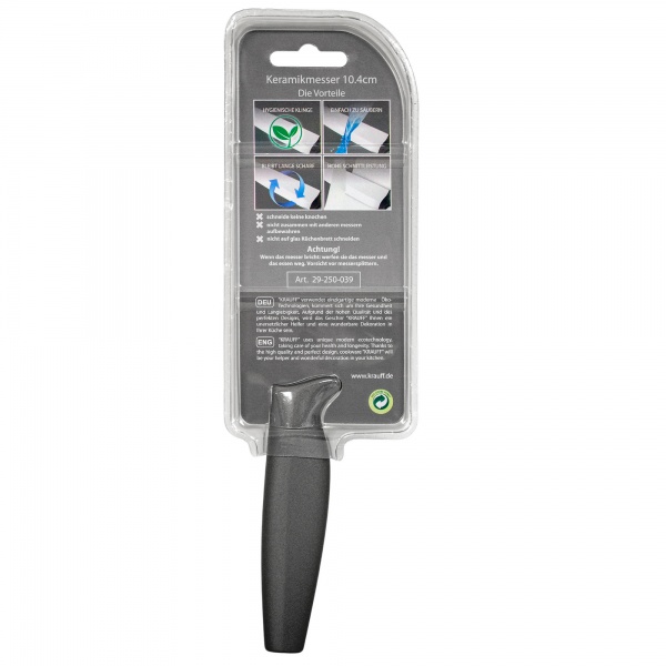 Нож керамический 10,4 см black 29-250-039 Krauff 