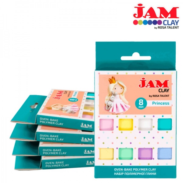 Набор пластики Jam Clay Princess 8х20 г 