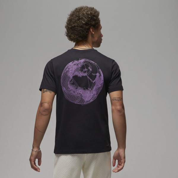 Футболка Jordan M J DF SPRT GFX SS CREW DX9601-010 р.L чорний