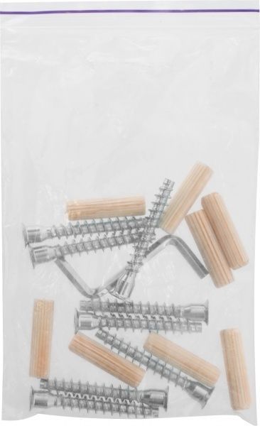 Комплект креплений конфирмат 8 шт шкант 8 шт